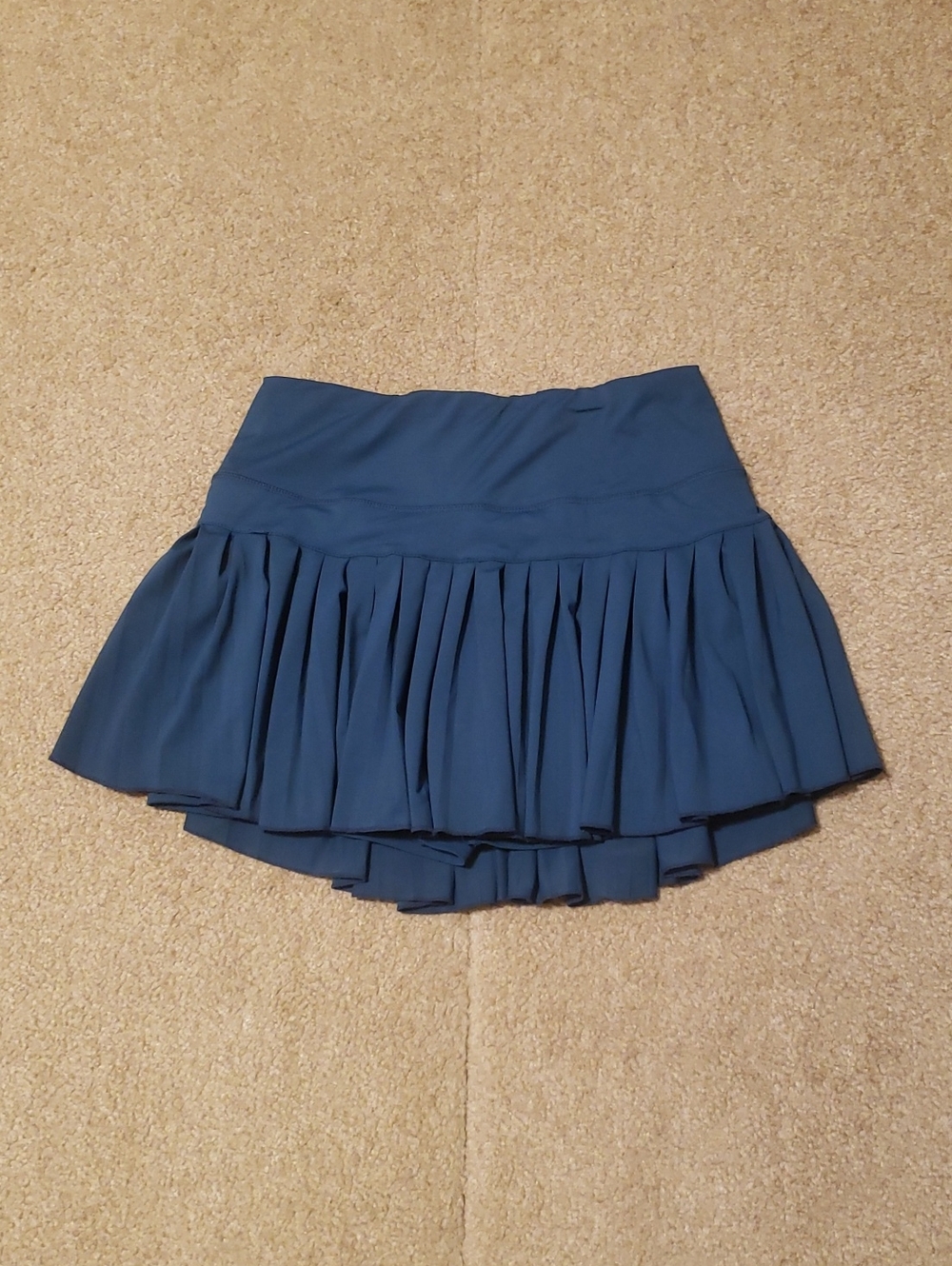Gold Hinge Women's Blue Pleated Tennis Skort